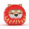 JEKCA Shiba Daruma Doll Mini 01S Made In Japan Plastic Building Blocks Ages 14 and Up