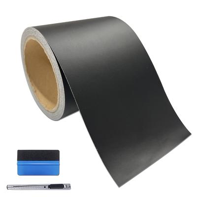 LZLRUN Carbonfaser Vinyl Folien Kit für Blackout Chrom Entfernung Fensterleisten Türleisten