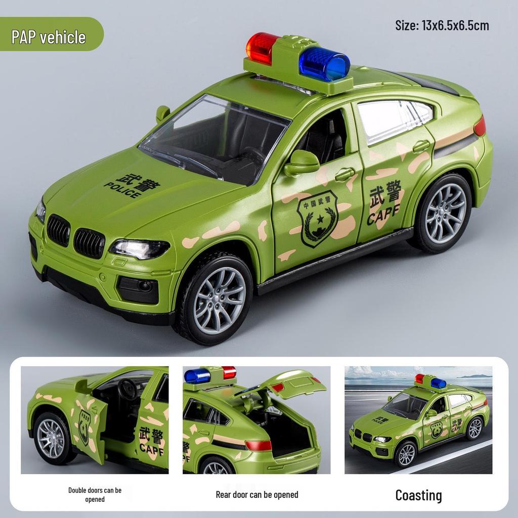 Inertial Toy Cars for Kids: Police, SWAT, and Ambulance Models