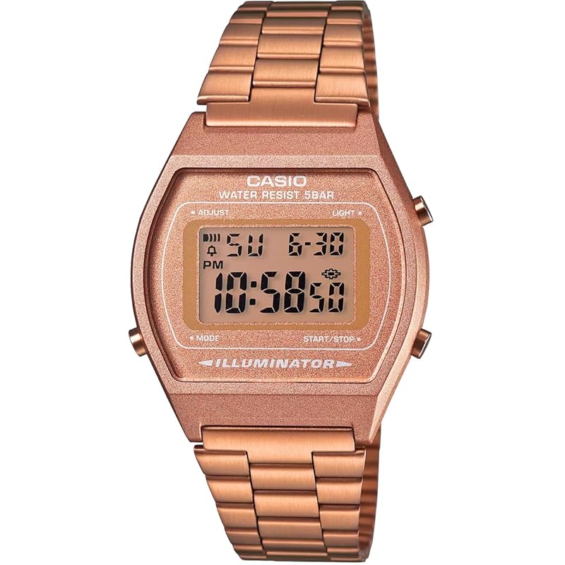 

[Casio] CASIO digital watch vintage series B640WC-5A unisex rose gold overseas model [product]