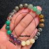 1Pc Beautiful Jade Fashion Style Natural Stone Tigers Eye Stone Multi Coloured Beaded Bracelets Men And Women Party Daily Gift