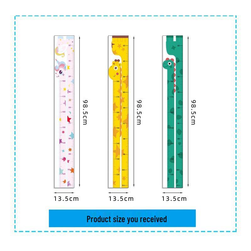 

Removable Cartoon Wall Height Measurement Sticker for Kids and Babies