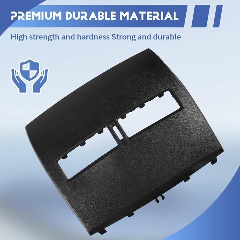 Car Air Conditioner Outlet Finisher-trument Panel Air Conditioning Vents Cover Shell For Nissan Tiida 2005-2011 Black