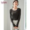 YUZHAOLIN Women's Color-Block Faux Two-Piece Knit Sweater