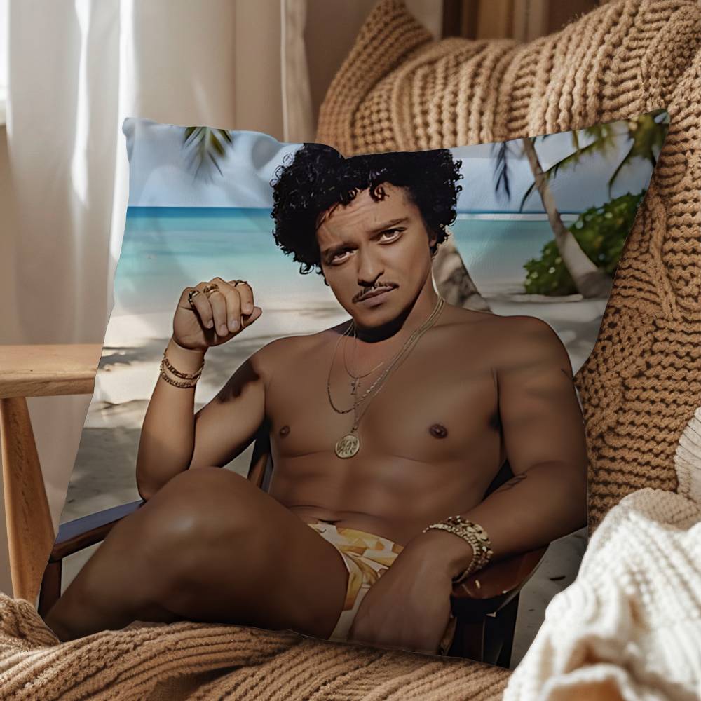 Právě bych mohl Bruno Mars Povlak na polštář Povlak na polštář proti roztočům Neviditelný zip hedvábný krátký plyš Potah na polštář na pohovku