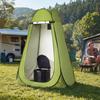 Portable Toilet Kit, 150 kg Load Capacity, Folding Camping Toilet with Pop-Up Privacy Tent, Outdoor Travel Potty for Adults with Carry Bags, Trash