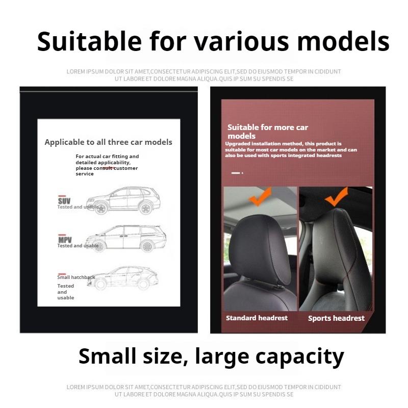 Versatile Oxford Cloth Car Trunk Storage Bag Rear Seat Back Hanging Vehicle Organizer Box for Automobile Interior
