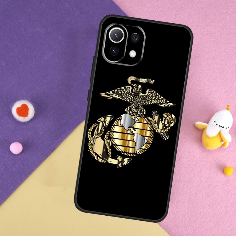 USMC Marine Corps Case For Xiaomi 14T 11T 12T 13T Pro 13 14 15 Ultra POCO X7 Pro X3 X5 X6 F5 F6 M6 Pro Cover