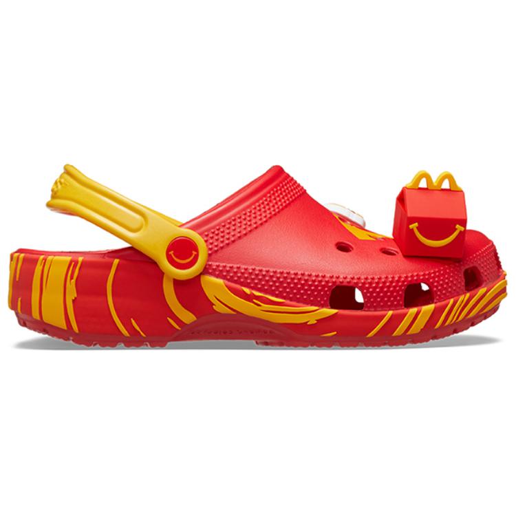 McDonald's x Crocs EVA Happy Classic Comfortable Casual Trend Hole Shoes Unisex Red