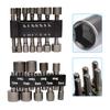 9/14pcs Socket Inner Hexagonal Wrench Hexagonal Handle Screwdriver Socket Bit Extension Rod Quick-Change/Release Socket Bit