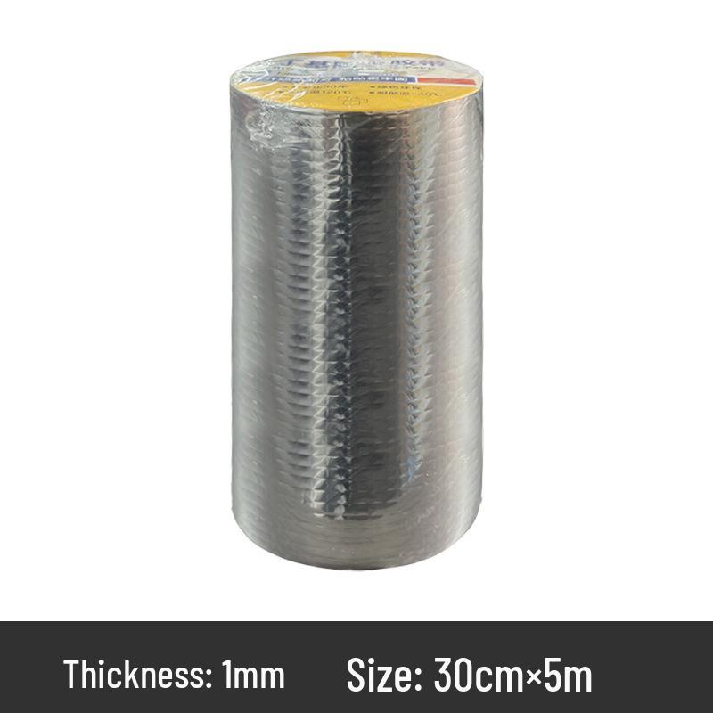 Bandă Butilică Impermeabilă din Folie de Aluminiu pentru Reparații Etanșe la Acoperiș, Bucătărie și Țevi