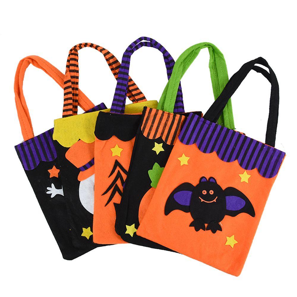 With Handle For Children Kids Ornament Props Tote Bag Non-woven Bag Gift Pouch Halloween Candy Bag