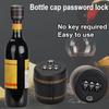 Wine Bottle Cap Lock Combination Password Code Lock Whiskey Bottle Top Stopper Digital Lock for Wine Liquor Bottle
