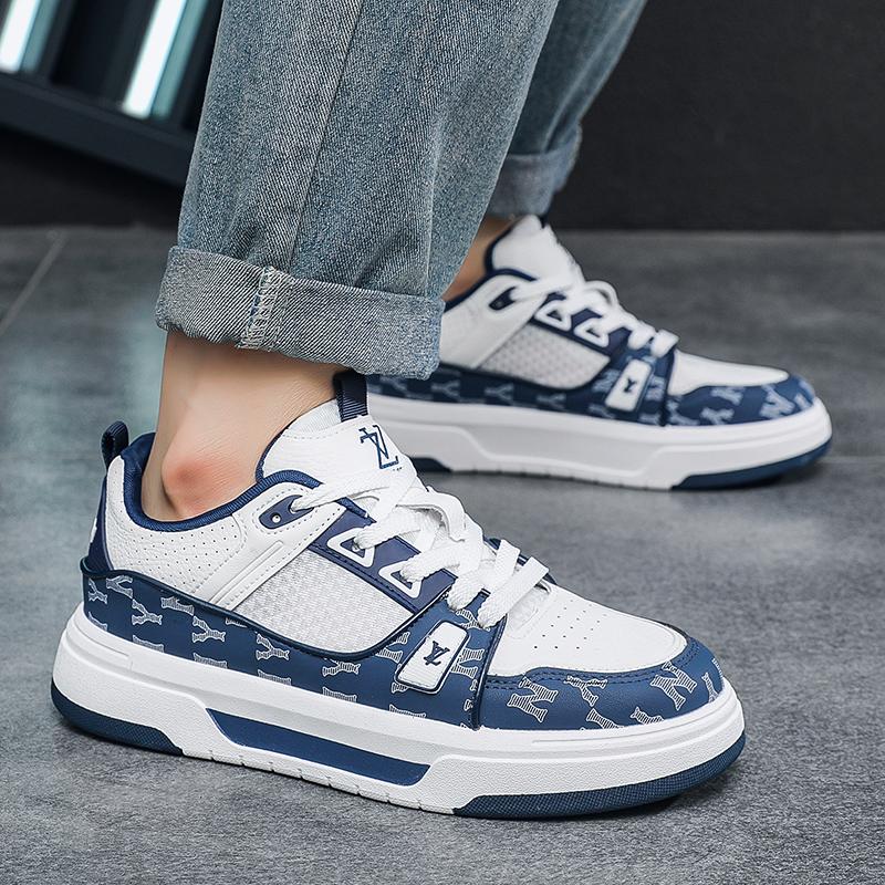 Moda pentru bărbați Pantofi de skateboard ocazional de jos pentru băieți Pantofi comozi Studenți de sex masculin Trend Talpă moale Clasic Respirabil Sală de sport Anti-alunecare