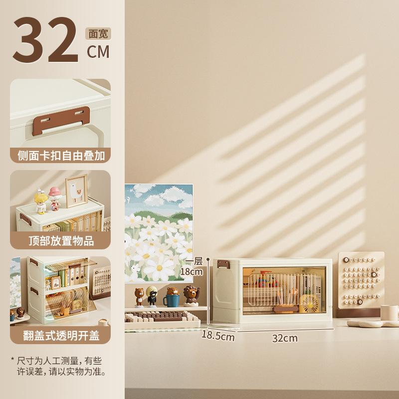 Plastic Large Capacity Multifunction Folding Storage Boxes Without Universal Wheels Dustproof Wardrobe Closet Organizer