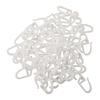 50pcs Curtain Folding Hooks Window Curtain Hanger Hanging Hook Strong Tension Clip Holder Poles Tracks Household Accessories