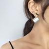 Elegant Geometric Rhombus Earrings: Versatile, High-End Design for Women