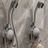 Adjustable Bracket Strong Suction Cup Shower Head Holder Wall Mount Shower Holder with Hook Waterproof Bathroom Accessories 1PC