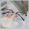 Unisex Classic Retro Semi-Rimless Blue Light Filtering Glasses