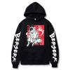 Berserk Anime Hoodie für Paare - Weicher, fleecegefütterter Unisex-Pullover mit Aufdruck, Lässiges Kapuzensweatshirt mit langen Ärmeln