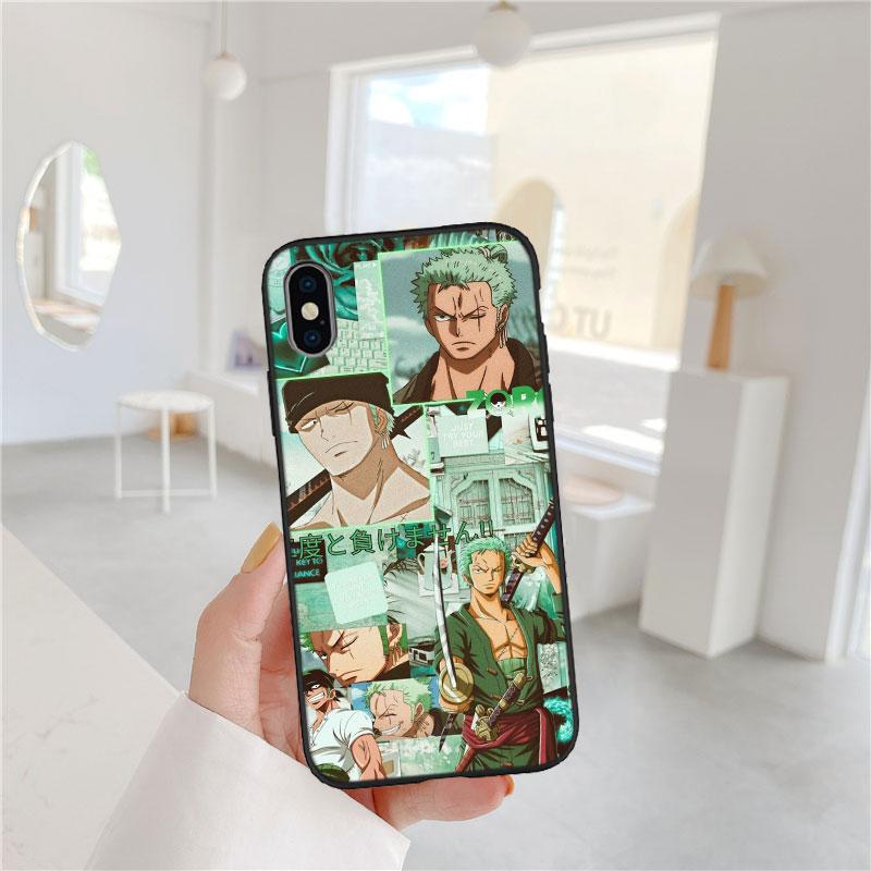 FM45 One Piece Zoro Soft Shell Phone Case for Redmi Note 13 14 Pro+ Plus A3 A3X 13X 13C 13R 14S 14C 14R
