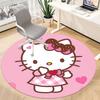 1pc Hello Kitty Chair Carpet for Office Non Slip, Machine Washable Rug for Office, Room Holiday Decor for Christmas, Birthday Polyester