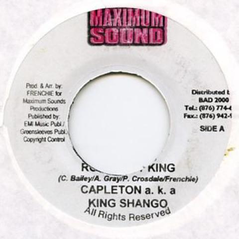 

7inch Record CAPLETON - Roughest King Maximum Sound 2003 Jamaica Reggae, Ska & Dub