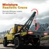 Remote Control Truck Crane, 1:12 Scale 4WD Remote Control Crawler, 2.4Ghz Off Road Toy Pickup Truck with Lights, All