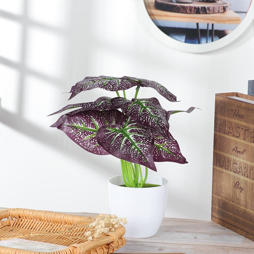 Room Home Decoration Fake Greenery Green Foliage Artificial Plants Bonsai Simulation Flowers Potted