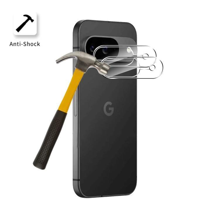 Protection Caméra - Phonillico® - Google Pixel 9 - Lot de 2 - Verre Trempé - Résistant aux rayures