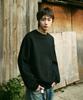 Peullukeu Light Dayoff Oversized Sweatshirt Black Fmt901