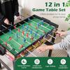 12in1 Multi Game Table 48 Inch Combination Game Tables with Foosball Hockey Ping Pong Pool Chess Bowling Checkers Shuffleboard