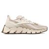 Reebok Zig Kinetica Stitching Durable Breathable Low Top Running Shoes Women sneaker Beige 100033729