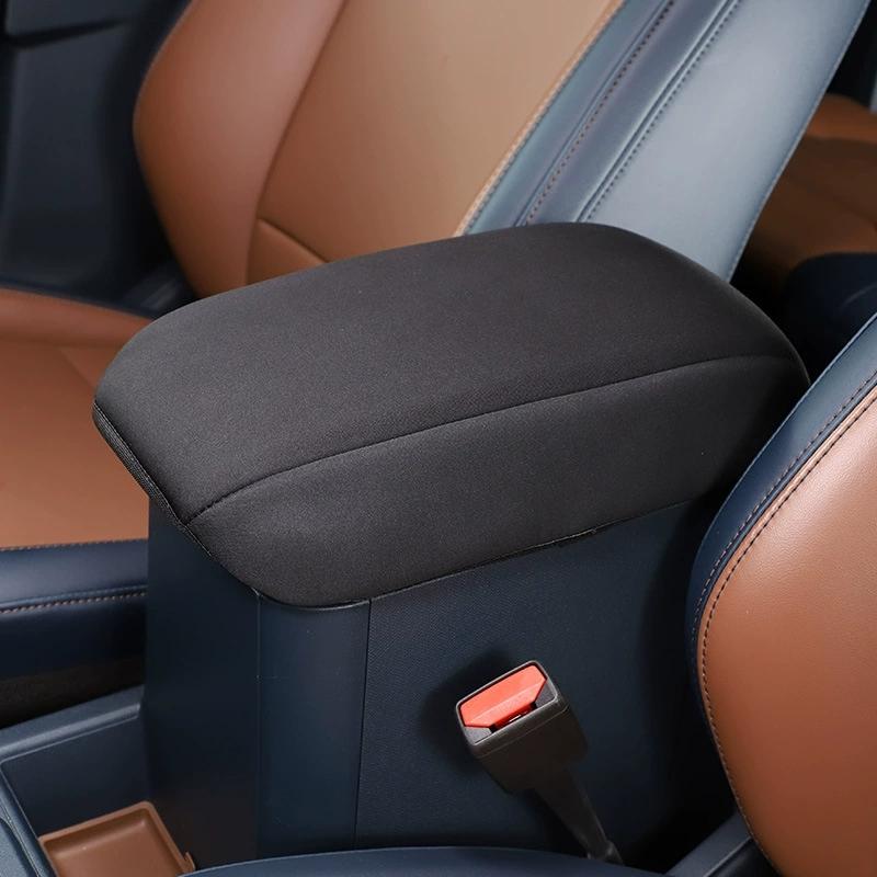 Car Armrest Box Cover For Ford Maverick 2025 2025 2025 2025 Center Console Protector Cover Pad Black Nylon Material Accessories