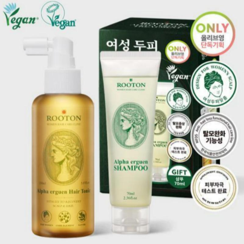 

Luton Alphaergen Women’s Hair Loss Scalp Tonic 150 ml + Shampoo 70 ml Gift Set