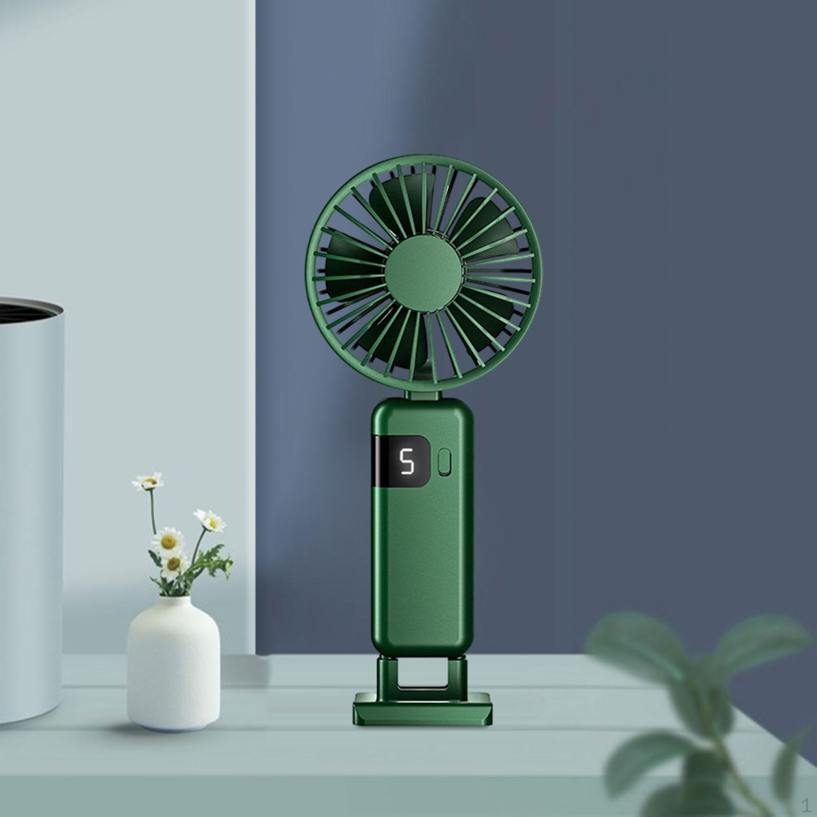 

90 градусов складной вентилятор подвесной шея охлаждение малошумный портативный мини-стол для кемпинга зелёный