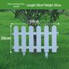 White PVC Fence: Indoor/Outdoor Garden Barrier and Decorative Guardrail