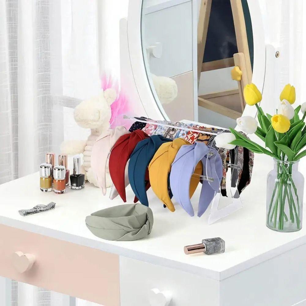 1/2 Layers Hairband Display Stand 360 Rotation Hair Hoop Holder Shelf  Bracelets