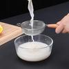 Setaccio per Farina Antiscivolo Maglia Fine Impugnatura Comoda Acciaio Inossidabile Multifunzione Isolamento Termico Spremiagrumi Manuale Rete per Olio Scolapasta Uso Quotidiano