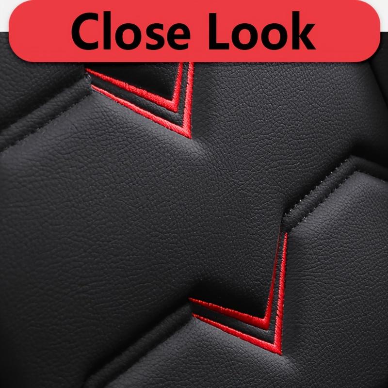 Úplné pokrytí 5 sedadel Kožený potah na autosedačku, polštář na autosedačku Universal Fit Car SUV Sada potahů na autosedačku Sada potahů na autosedačku Kompletní sada