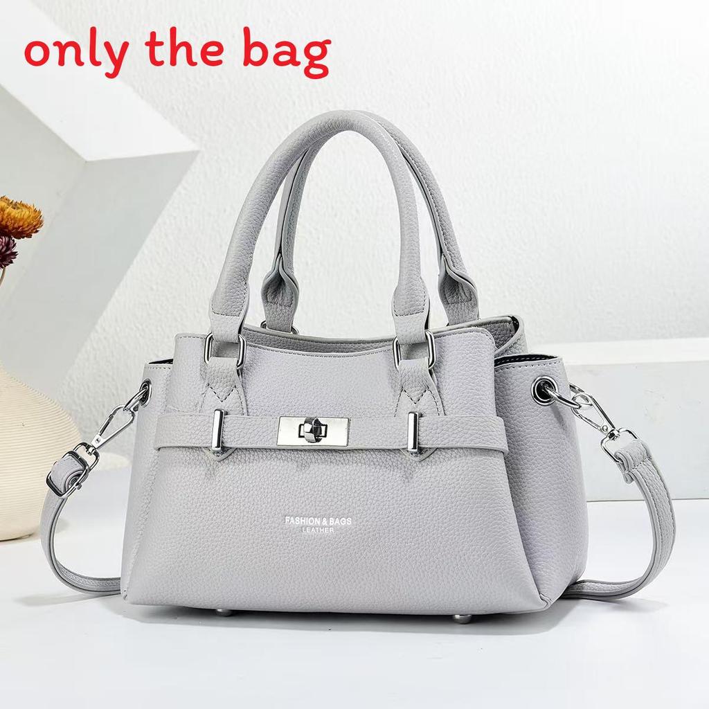 Pu Material Handbag For Casual Travel With Zipper Closure And Inner Pocket