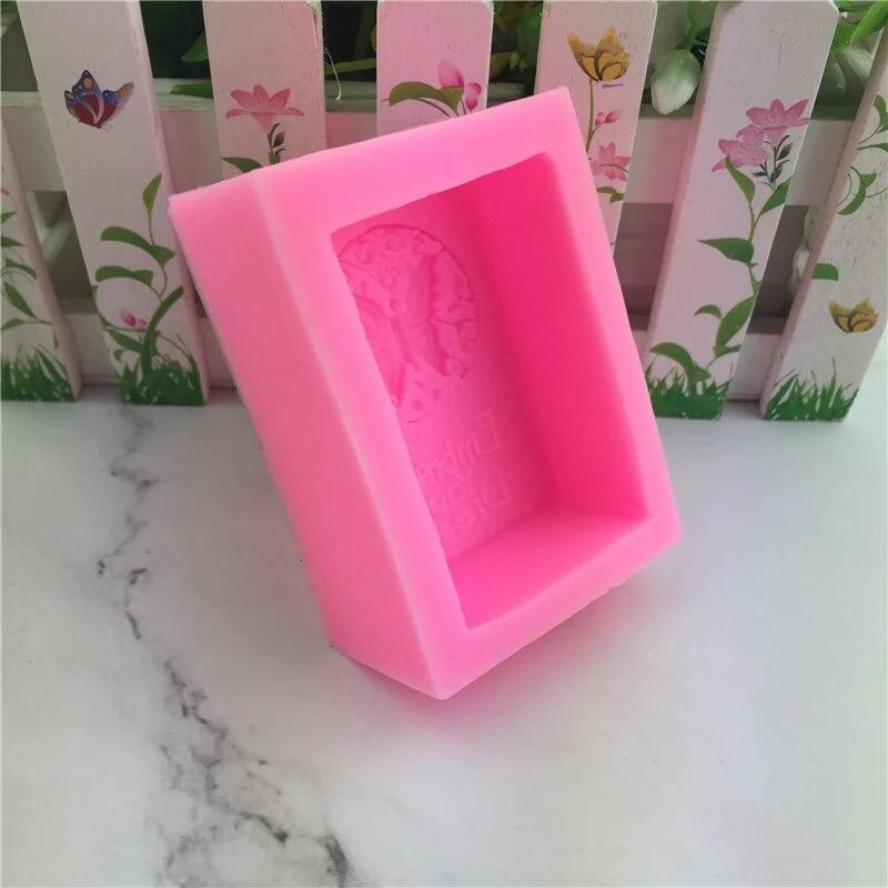 1 Pc Rectangle Silicone Soap Mold Crafts Handmade Craft 3D Insect for Soap Making Soap DIY Tool