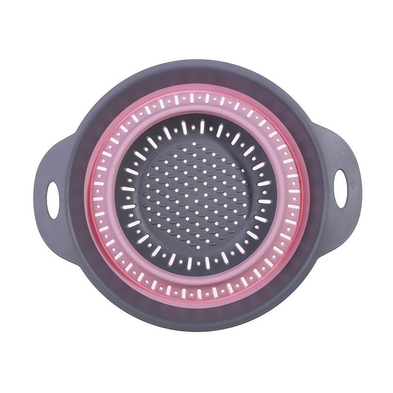 

Foldable Kitchen Storage Basket Multi-Purpose Fruit Vegetable Drainer Organizer Collapsible Space-Saving Gadget