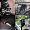 AKEIE Saddle Bag with Straps for Large Capacity Water Water Tail Light Easy to Bicycle Bag Bicycles, 1.5L, Resistant, Repellent, Reflective, Hanger,