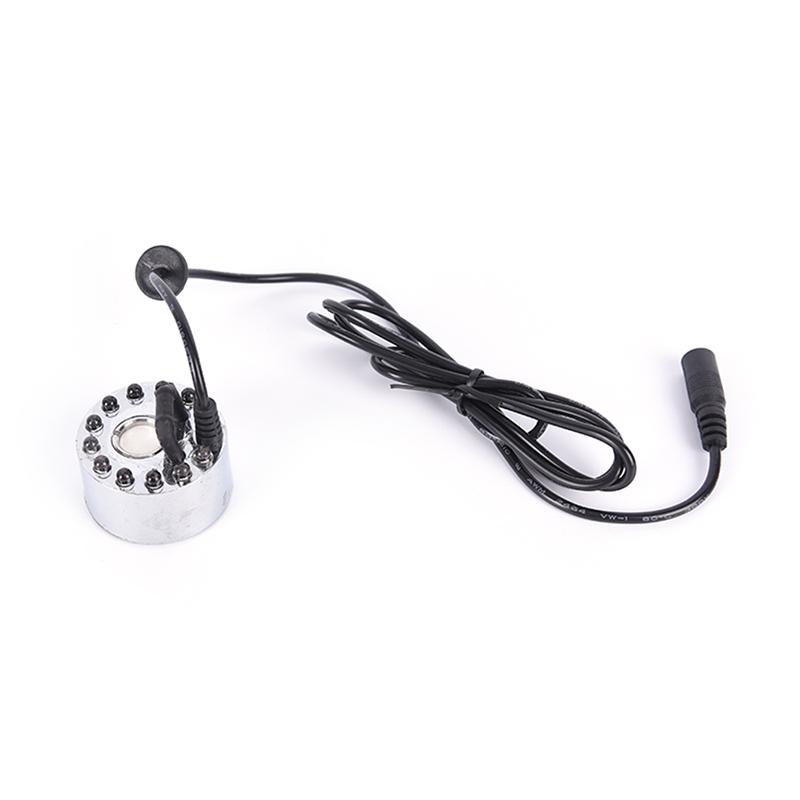 12 LED Ultrazvukový výrobník mlhy Fogger Vodní fontána Jezírko Atomizér Zvlhčovač vzduchu