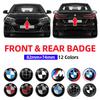 BAAF1 74mm 82mm rear boot badges front hood trunk Emblem logo for BMW F18 F10 E64 E63 E60 E52 E83 E46 E92 E90 E84 E93 G03 F20 X3 X5 X6