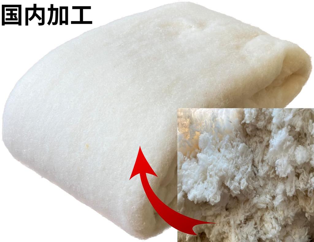 Cotton for Crafts, Stuffed Animals, Cotton for Crafts, Cotton for Futons and Cushions, Natural 100% Cotton (4kg)