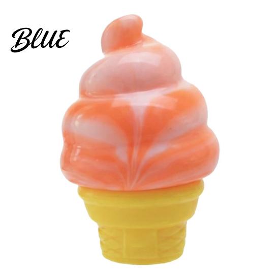Stress Relief Toy Mini Ice Cream Cone Squeeze Cute TPR Fidget for Soft Reliever Kids Adults Slow-Rising Decompression Gadget Anxiety Boredom