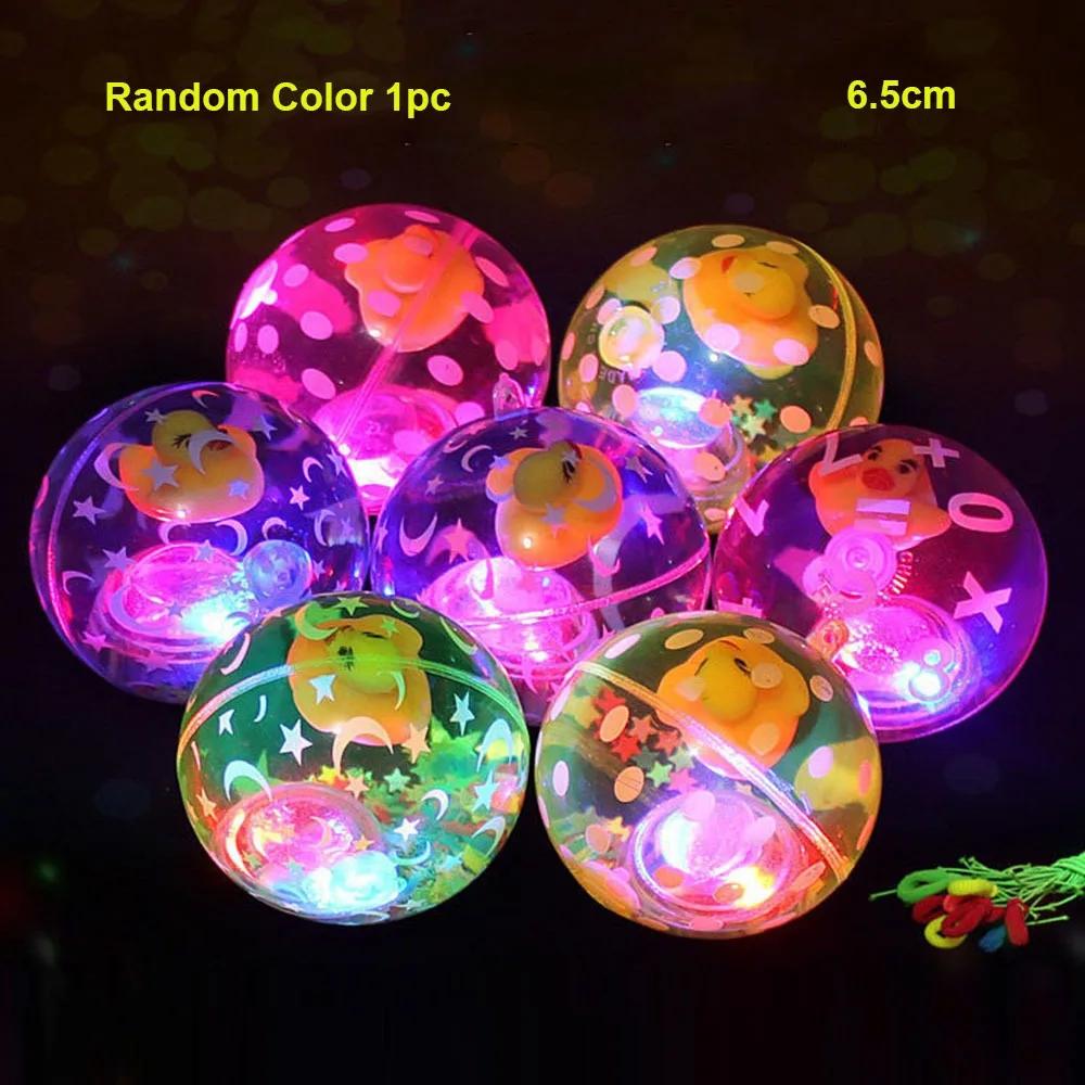 Juguetes Nuevo Duradero Alta Calidad Colorido Flash Pelota Saltarina Multiestilos Interactiva Brillante Pelota Rebote Regalo Presente Niños Luminoso