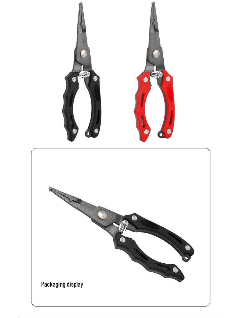 Portable Multi-functional Fishing Pliers - Lightweight Hook Remover & Line Cutter for Outdoor Use